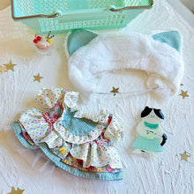 Load image into Gallery viewer, For 20cm Cotton Doll Baby Clothes Cute Summer Dress Bag Set Cute Toy Doll Dress Up Accessories
