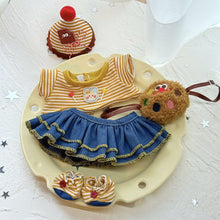 Load image into Gallery viewer, For 20cm Cotton Doll Baby Clothes Cute Summer Dress Bag Set Cute Toy Doll Dress Up Accessories
