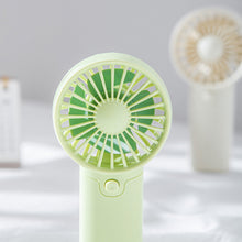 Load image into Gallery viewer, Mini Fan Portable Convenient Creative Small Fan Handheld Pocket Hand-held Fan Lightweight Adjustable Cute Small Fan Student Gift
