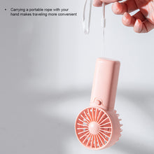 Load image into Gallery viewer, Mini Fan Portable Convenient Creative Small Fan Handheld Pocket Hand-held Fan Lightweight Adjustable Cute Small Fan Student Gift
