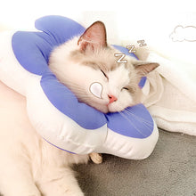 Load image into Gallery viewer, Pet Cat E-Collar Recovery Cone Protection Elizabeth Collar Adjustable Cotton Blends Collar Printed Elizabeth Circle for Cat
