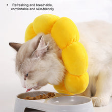 Load image into Gallery viewer, Pet Cat E-Collar Recovery Cone Protection Elizabeth Collar Adjustable Cotton Blends Collar Printed Elizabeth Circle for Cat
