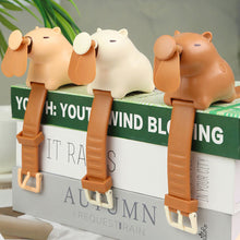 Load image into Gallery viewer, Portable Electric Fan Capybara Watch-Shaped Mini Fan Rechargeable Cute Design Carpincho 3-Speed Outdoor Kawaii Kids Anime Fan Gift
