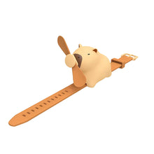 Load image into Gallery viewer, Portable Electric Fan Capybara Watch-Shaped Mini Fan Rechargeable Cute Design Carpincho 3-Speed Outdoor Kawaii Kids Anime Fan Gift
