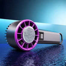 Load image into Gallery viewer, 2000mah Handheld Cooling Electric Fan Super High Quality 5-Speed Ice Ceramic Cooling Turbo &amp; LCD Display for Fast Charging Desert Cooling Neck Fan Gift
