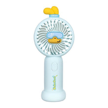 Load image into Gallery viewer, Durable Compact Electric Fan Cute Duck Theme Handheld Fan Mini Fan Foldable Handle 3 Wind Modes &amp; Eco-Friendly ABS Material

