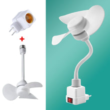 Load image into Gallery viewer, Flexible Gooseneck Desk Fan Plug-in Adjustable Direction &amp; Quiet Cooling Multi-Angle for Office/Home
