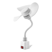 Load image into Gallery viewer, Flexible Gooseneck Desk Fan Plug-in Adjustable Direction &amp; Quiet Cooling Multi-Angle for Office/Home
