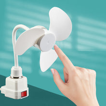 Load image into Gallery viewer, Flexible Gooseneck Desk Fan Plug-in Adjustable Direction &amp; Quiet Cooling Multi-Angle for Office/Home
