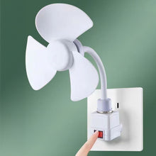 Load image into Gallery viewer, Flexible Gooseneck Desk Fan Plug-in Adjustable Direction &amp; Quiet Cooling Multi-Angle for Office/Home
