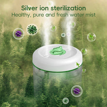 Load image into Gallery viewer, Air Humidifier with Night Light 600ml/1500ml Smart Compact Dual Cold Spray Modes Ultra-Quiet Auto Power-Off Home Car Household Appliances
