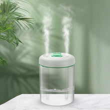 Load image into Gallery viewer, Air Humidifier with Night Light 600ml/1500ml Smart Compact Dual Cold Spray Modes Ultra-Quiet Auto Power-Off Home Car Household Appliances
