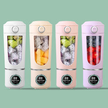 Load image into Gallery viewer, 1500mah New 700ml Portable 2-in-1 Juice Maker Blender Cup BPA-free Smoothies/Ice Fruits/Nuts Blender Bottle Office/Camping Gift for Fitness Lovers
