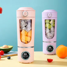 Load image into Gallery viewer, 1500mah New 700ml Portable 2-in-1 Juice Maker Blender Cup BPA-free Smoothies/Ice Fruits/Nuts Blender Bottle Office/Camping Gift for Fitness Lovers
