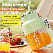 Load image into Gallery viewer, New 350/800ml Portable Juice Maker Blender Cup Smoothies/Ice Fruits/Nuts Blender Bottle Office/Camping Gift for Fitness Lovers Kitchen Tools Appliances
