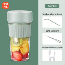 Load image into Gallery viewer, New 350/800ml Portable Juice Maker Blender Cup Smoothies/Ice Fruits/Nuts Blender Bottle Office/Camping Gift for Fitness Lovers Kitchen Tools Appliances
