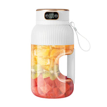 Load image into Gallery viewer, Newest 1200ml 1300mah Portable Juicer Blender Cup Smart LED Personal Leakproof One-Button Control Blender Sport Bottle Camping Fitness
