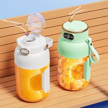 Load image into Gallery viewer, Newest 1200ml 1300mah Portable Juicer Blender Cup Smart LED Personal Leakproof One-Button Control Blender Sport Bottle Camping Fitness
