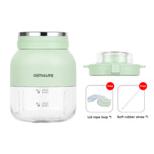 Load image into Gallery viewer, USB Rechargeable Portable Blender Cup 800ml Leakproof Tritan Material for Travel &amp; Fitness Kitchen Appliances Kitchen Tools
