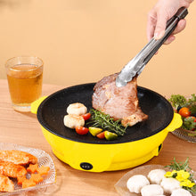 Load image into Gallery viewer, Electric Cooking Grill Pan with Non-Stick Inner Liner Fast Heating Compact Multi-Function Electric Skillet For Indoor/Outdoor BBQ Camping Kitchen Appliances
