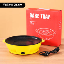 Load image into Gallery viewer, Electric Cooking Grill Pan with Non-Stick Inner Liner Fast Heating Compact Multi-Function Electric Skillet For Indoor/Outdoor BBQ Camping Kitchen Appliances
