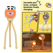 Load image into Gallery viewer, Cute Octopus Night Light Squid with Foldable Bendable Stand AnimeDecor KidsRoomIdeas Reading Night Light Gift for Bedroom/Desk Decor
