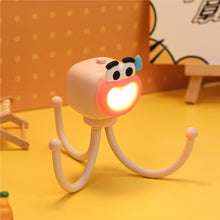 Load image into Gallery viewer, Cute Octopus Night Light Squid with Foldable Bendable Stand AnimeDecor KidsRoomIdeas Reading Night Light Gift for Bedroom/Desk Decor
