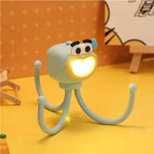 Load image into Gallery viewer, Cute Octopus Night Light Squid with Foldable Bendable Stand AnimeDecor KidsRoomIdeas Reading Night Light Gift for Bedroom/Desk Decor
