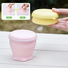 Load image into Gallery viewer, 180ml Foldable Silicone Cup Collapsible Travel Water Bottle Baby-Safe Leak-Proof Heat-Resistant For Camping Hiking Backpacking TravelEssentials
