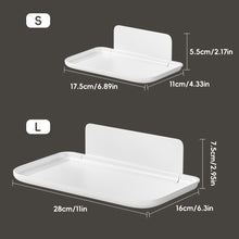 Load image into Gallery viewer, Simplicity Wall-Mounted Storage Rack Nordic Style Foldable Storage Board Without Drilling Holes Wall Organizer Bathroom Storage Tools
