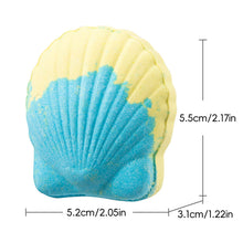 Load image into Gallery viewer, Shell Bath Salt Ball Essential Oil Bath Bubble Ball Aromatic Moisturizing Nourishing Skin Care Shower Ball Body Cleansing Self-Care Essential
