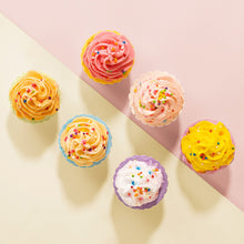 Load image into Gallery viewer, Cupcake Bath Salt Ball Essential Oil Bath Bubble Ball Aromatic Moisturizing Nourishing Skin Care Shower Ball Body Cleansing Self-Care Essential
