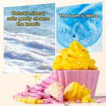 Load image into Gallery viewer, Cupcake Bath Salt Ball Essential Oil Bath Bubble Ball Aromatic Moisturizing Nourishing Skin Care Shower Ball Body Cleansing Self-Care Essential
