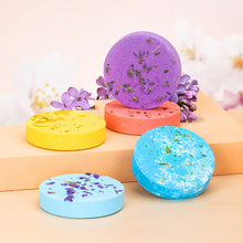 Load image into Gallery viewer, Dried Flower Shower Pads Essential Oil Fragrance Tablet Aromatherapy Pads And Bath Pads Toilet Bathroom fragrance
