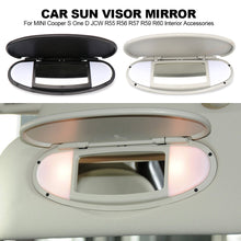 Load image into Gallery viewer, Car Sun Visor Sunshade Panel Housing Vanity Mirror Cover Black For MINI Cooper S One D JCW R55 R56 R57 R59 R60 Accessories
