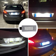 Load image into Gallery viewer, LED Car License Plate Lamps For Peugeot 208 2008 308 3008 5008 II 207 CC LED Number Plate Lamp For Citroen DS3 C3 MK3 DS5 C5

