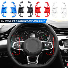 Load image into Gallery viewer, Car Steering Wheel Paddle Shift Extend Shifter Sticker For VW Golf 7 7.5 GTI MK7 GTE GTD RLINE Volkswage Polo Scirocco Jetta GLI
