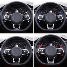Load image into Gallery viewer, Car Steering Wheel Paddle Shift Extend Shifter Sticker For VW Golf 7 7.5 GTI MK7 GTE GTD RLINE Volkswage Polo Scirocco Jetta GLI
