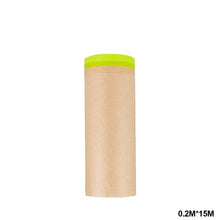 Load image into Gallery viewer, Car Painting Spray Taped Masking Paper Self Adhesive Wall Treatment Covering For Masking Protective Paper Wall Protector
