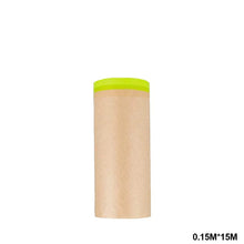 Load image into Gallery viewer, Car Painting Spray Taped Masking Paper Self Adhesive Wall Treatment Covering For Masking Protective Paper Wall Protector
