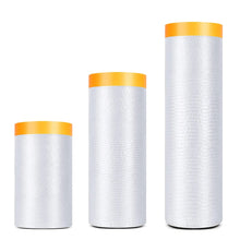 Load image into Gallery viewer, Home Cars and Auto Body Tape and Drape Masking Film Paint Adhesive Protective Film Roll for Covering Skirting Frames
