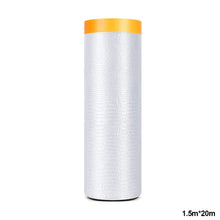 Load image into Gallery viewer, Home Cars and Auto Body Tape and Drape Masking Film Paint Adhesive Protective Film Roll for Covering Skirting Frames
