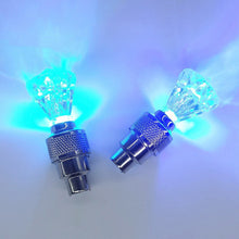 Load image into Gallery viewer, 1Pair Gemstone Bicycle Valve Light Vibration Type Tire Light For American And French Valve Stem Cycling Equipment
