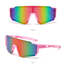 Load image into Gallery viewer, Children's Sports Cycling Windproof Sunglasses Large-Frame Skiing Goggles UV-Protective Sunglasses
