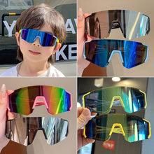 Load image into Gallery viewer, Children's Sports Cycling Windproof Sunglasses Large-Frame Skiing Goggles UV-Protective Sunglasses
