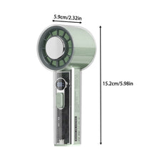 Load image into Gallery viewer, 100 Gears Summer Handheld Cooling Fan With Digital Display Outdoor Portable High-Speed Turbo Fan USB Charging
