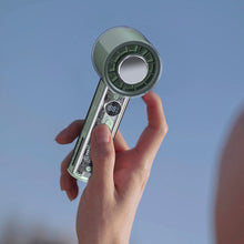 Load image into Gallery viewer, 100 Gears Summer Handheld Cooling Fan With Digital Display Outdoor Portable High-Speed Turbo Fan USB Charging
