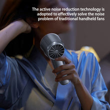 Load image into Gallery viewer, 100 Gears Summer Handheld Cooling Fan With Digital Display Outdoor Portable High-Speed Turbo Fan USB Charging
