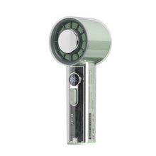 Load image into Gallery viewer, 100 Gears Summer Handheld Cooling Fan With Digital Display Outdoor Portable High-Speed Turbo Fan USB Charging
