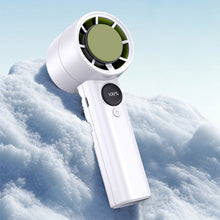 Load image into Gallery viewer, 2000mAh Handheld High-Speed Fan With Digital Display Portable Outdoor 100Gears Stepless Adjustable Turbo Fan
